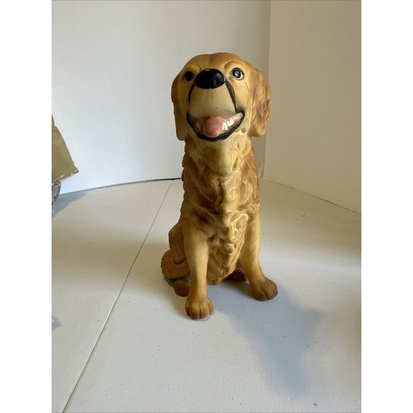 Aldon golden retriever fine porcelain Figurine Statue 1985 vintage 7.5” by 5” - Picture 13 of 16
